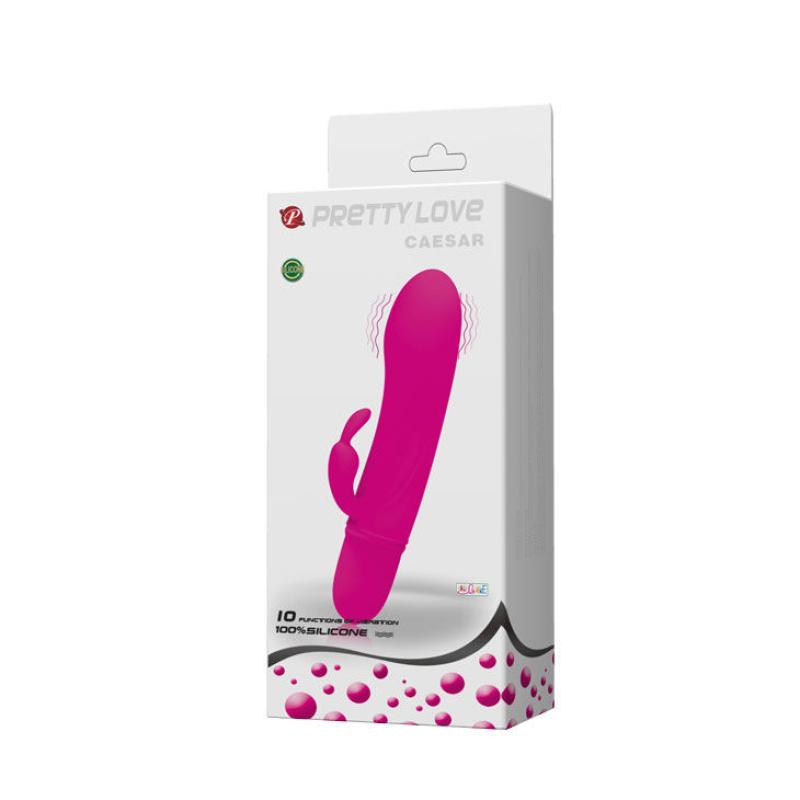 Pretty Love Flirtation - Vibrator With Rabbit Caesar 9