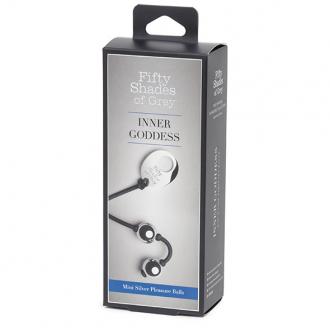 Fifty Shades Of Grey - Inner Goddess Mini Silver Pleasure Balls 85g - Venušiné Guličky