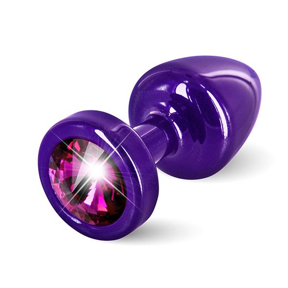Diogol - Anni Butt Plug Round Purple & Pink 25 Mm