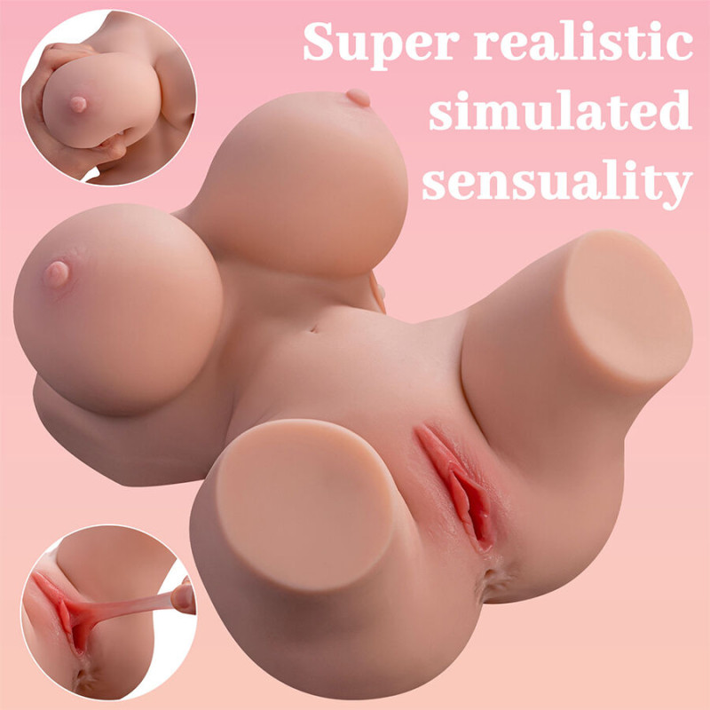 Xise - frieda realistic female torso with vibration 36 cm 14