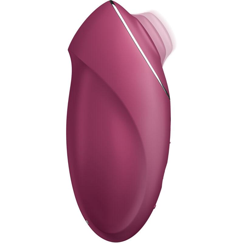 Satisfyer - Tap & Climax 1 Lay-On Vibrator Red