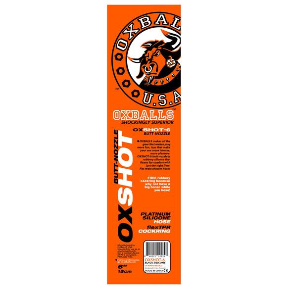 Oxballs - Oxshot Butt-Nozzle Shower Hose 6 Inch & Flex Cockring 5