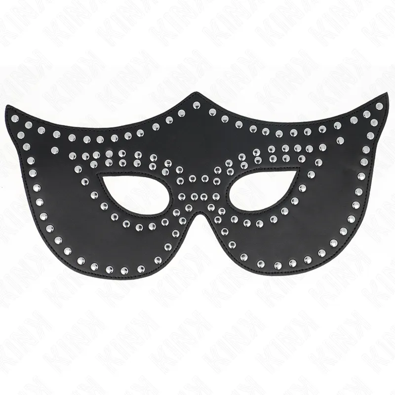 Kink - Leatherette Mask With Rivets Model 2 30 X 12 Cm