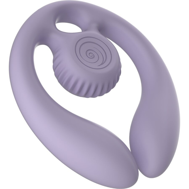 Snail vibe - gizi duo couples stimulator remote control lilac 1