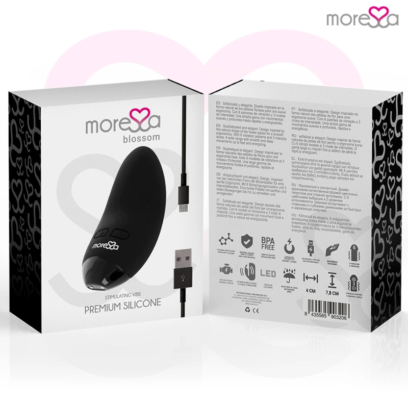 Moressa - blossom black vibrator 6