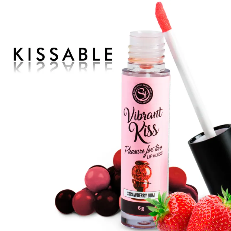 Secretplay Lip Gloss Vibrant Kiss Strawberry Gum