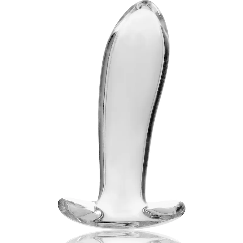 Nebula Series By Ibiza - Model 5 Anal Plug Borosilicate Glass 12.5 X 3.5 Cm Clear