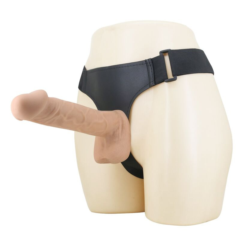 Pretty love - kaspar harness with flexible dildo 21 cm Ø 5 cm natural 7