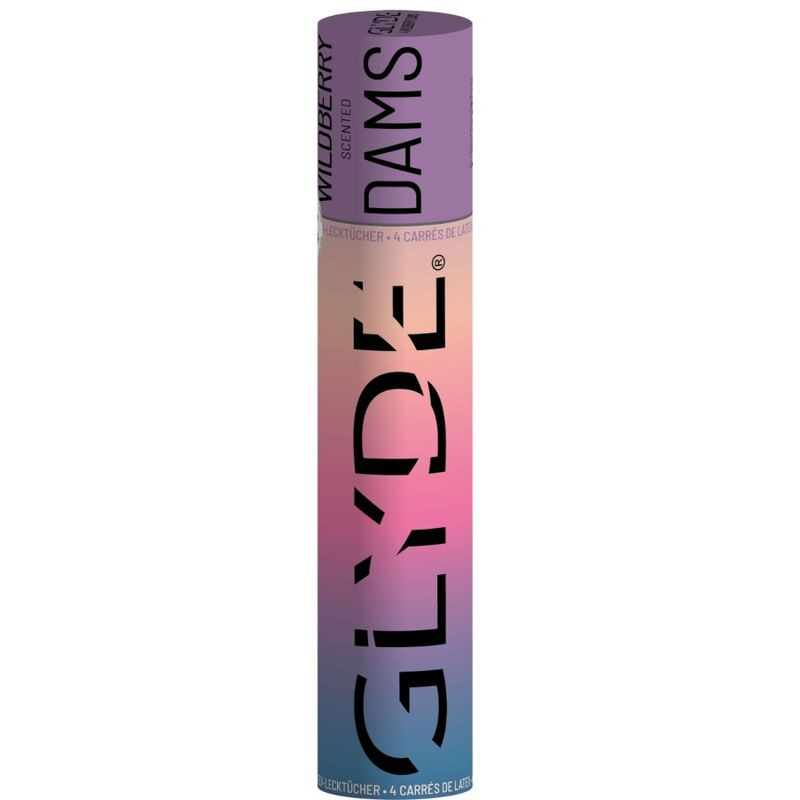 SHEER GLYDE - dams laminas latexový kondóm na orálny sex divoké ostružiny 1