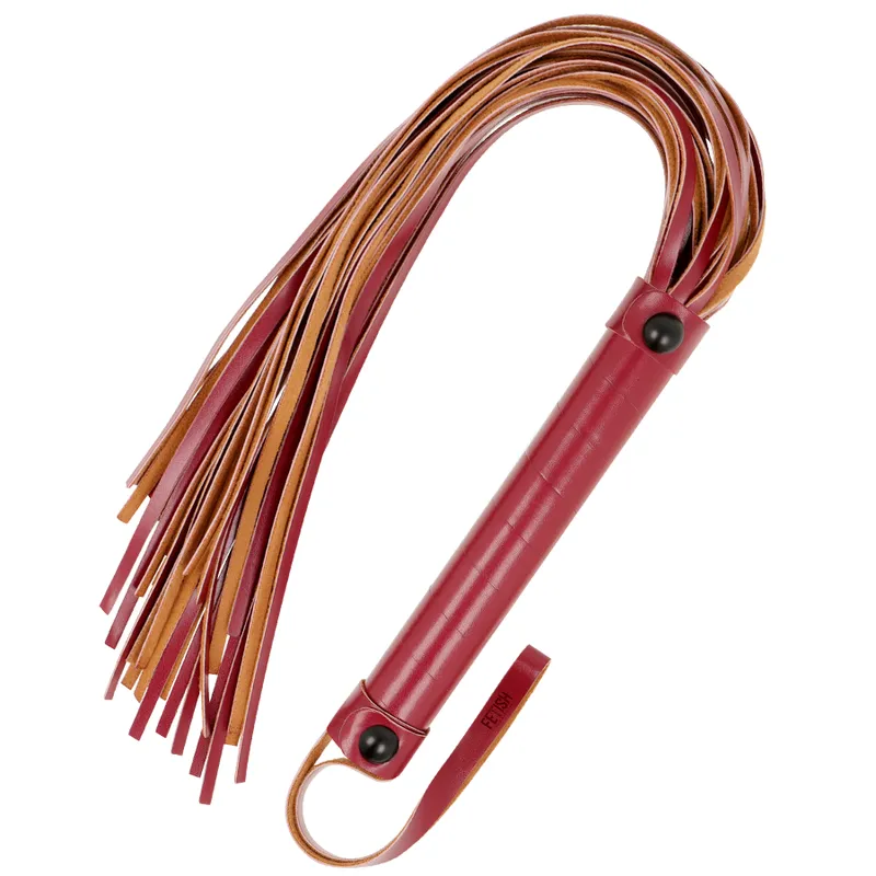 Fetish Submissive Dark Room  Flogger Vegan Leather - Bič 1