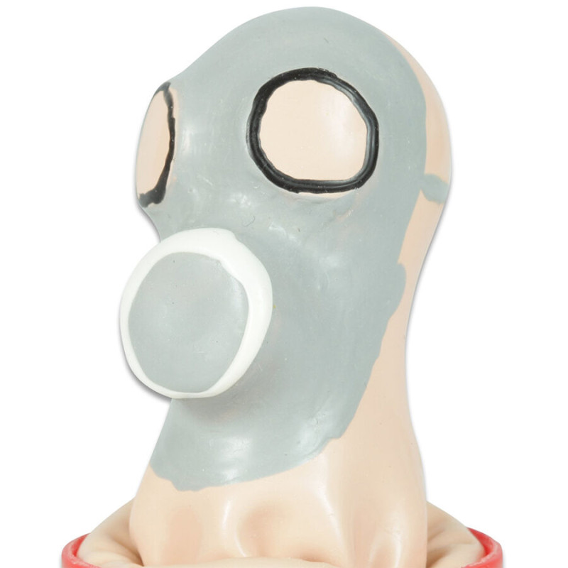 Condomerie - handpainted novelty condoms gas mask 2