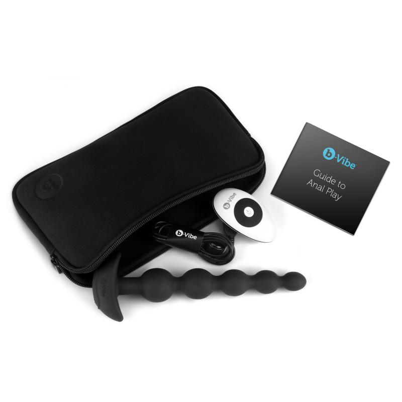 B-Vibe - Cinco Anal Beads Black 1
