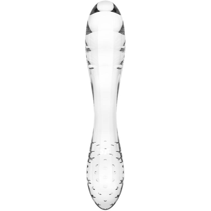 Satisfyer - Dazzling Crystal Transparent - Sklenené Dildo 1