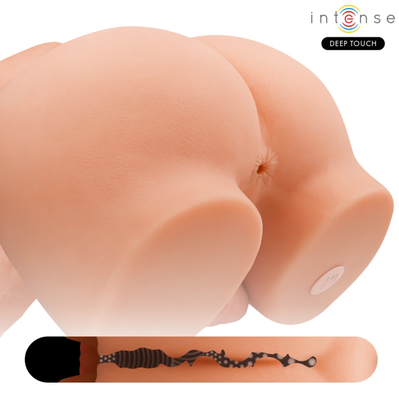 Intense deep touch - richie torso with anus and realistic dildo with pushing and vibration remote co 4