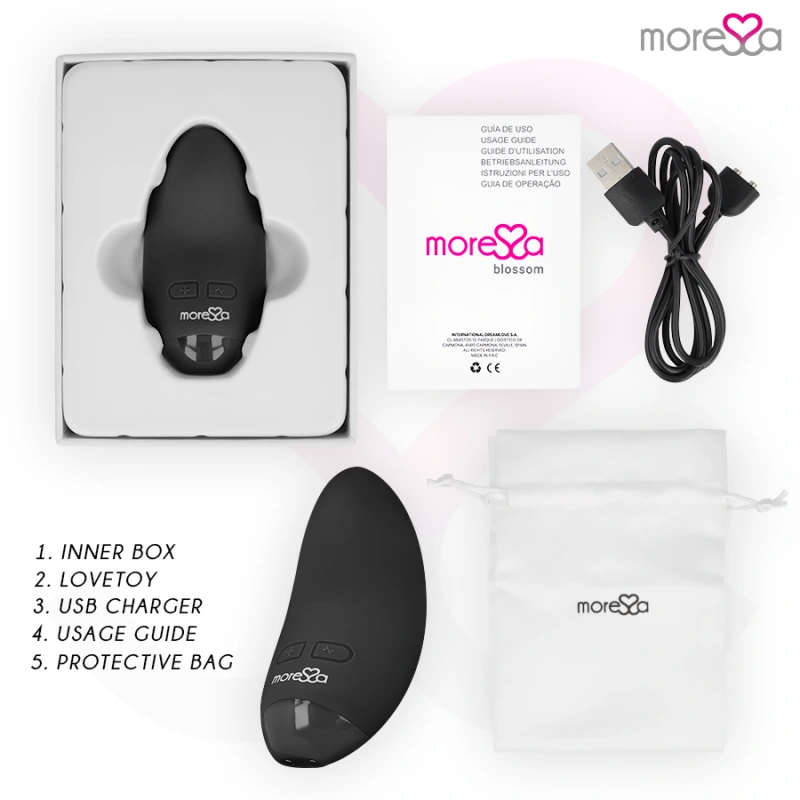 Moressa - blossom black vibrator 5