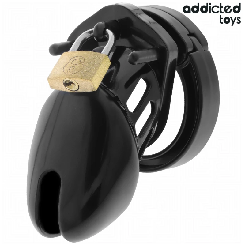 Addicted toys locked - obsidian hold penis cage size s 1