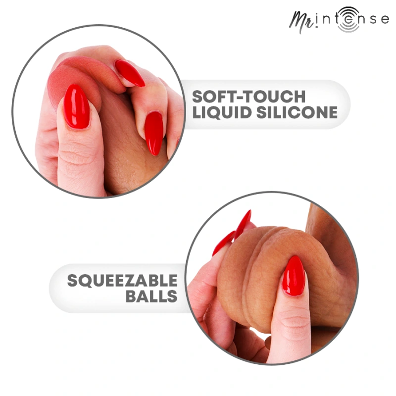 Mr intense - bruce m silicone dildo with testicles 20 cm -Ø- 4.5 cm 6