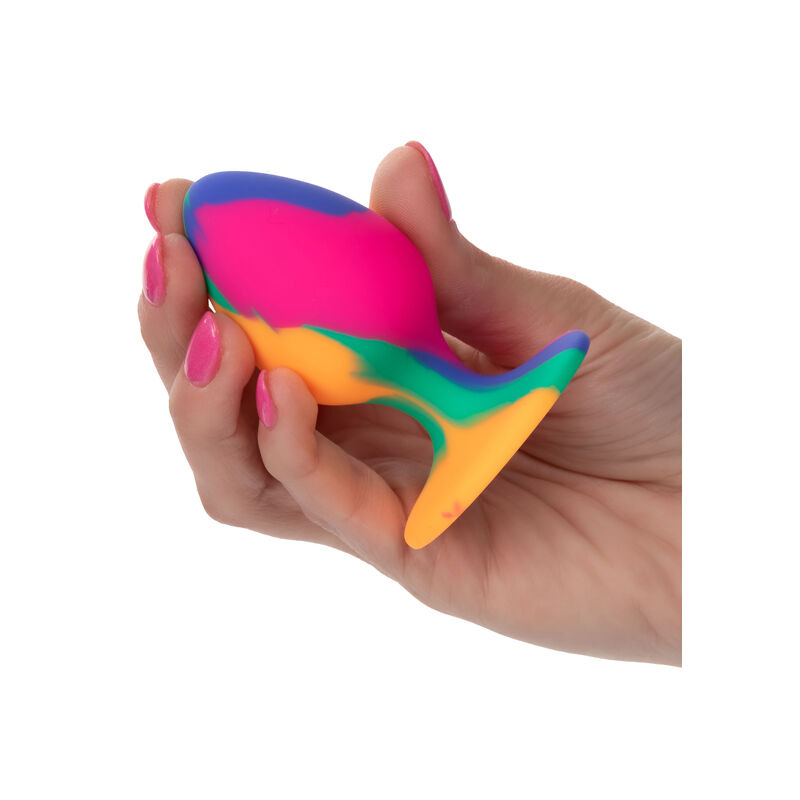 Calexotics - cheeky medium tie-dye plug anal 3