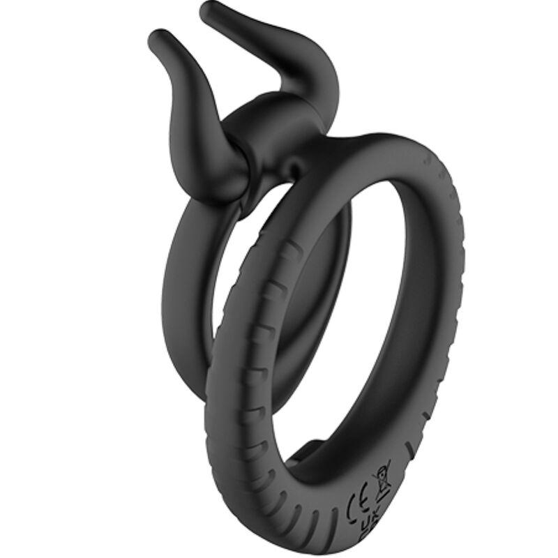 Armony - bull's pasion ring black 2