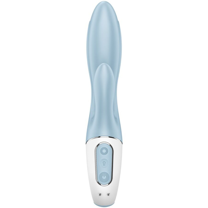 Satisfyer - air pump bunny 1 inflatable rabbit vibrator blue 1