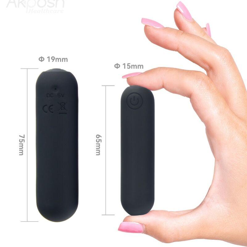 Armony -splash hehe vibrator bullet silicone 10 vibrations 65 x 15 cm black 4