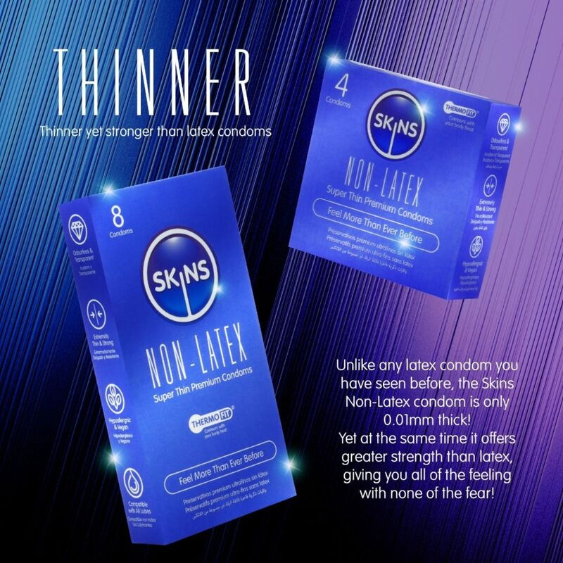 Skins - latex-free condoms pack of 8 4