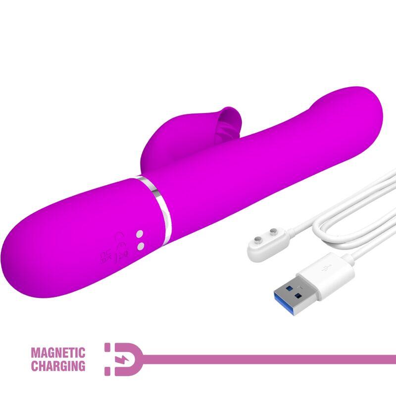 Pretty Love - Rabbit Vibrator Pearls Violet 8