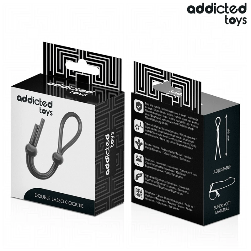 Addicted toys - silicone rope for the double loop penis 6