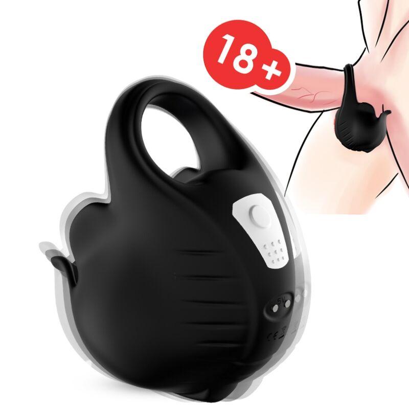 Armony - Cupping Vibrator Ring Remote Control Black