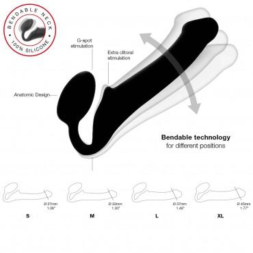 Strap-On-Me Semi-Realistic Bendable Strap-On Body Color Xl - Pripínací Penis