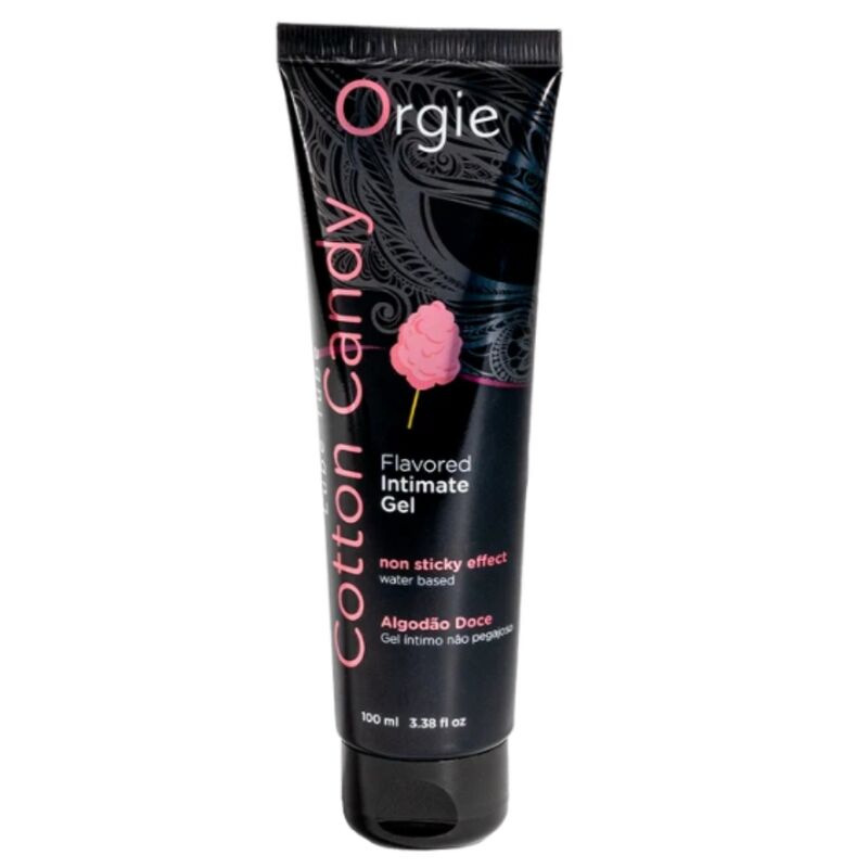 Orgie - lube tube cotton candy kissable water-based intimate gel 100 ml 1