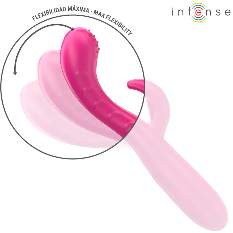 Intense - amara vibrator with stimulating tongue 10 vibrations pink 3