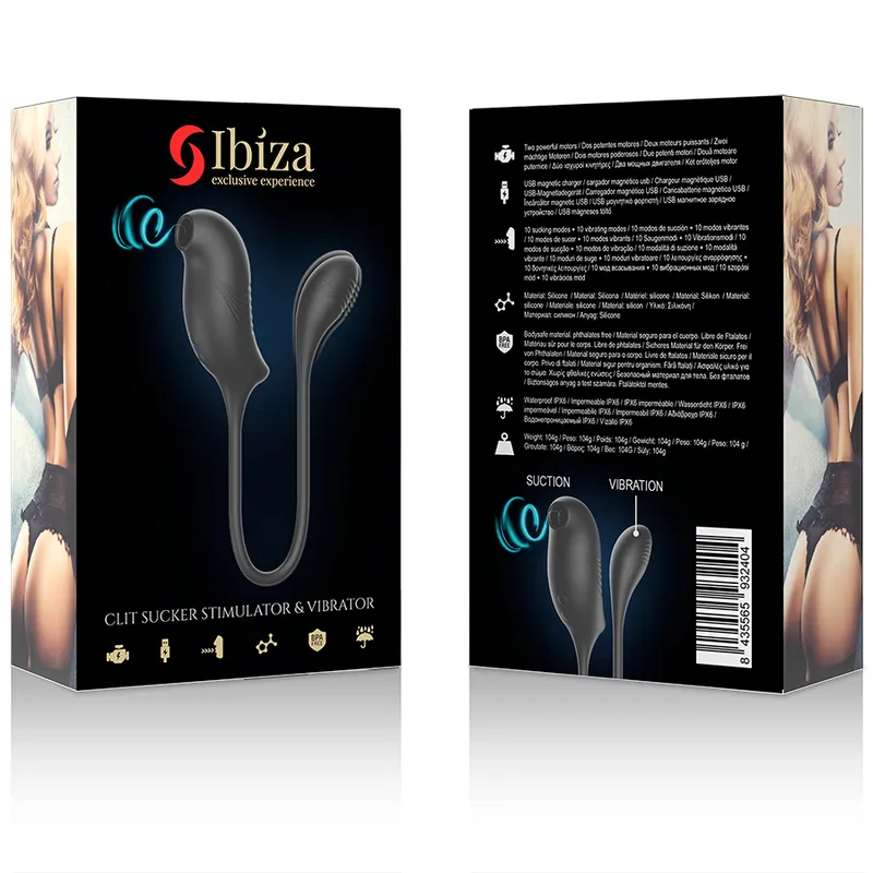 Ibiza Clit Sucker Stimulator And Vibrator