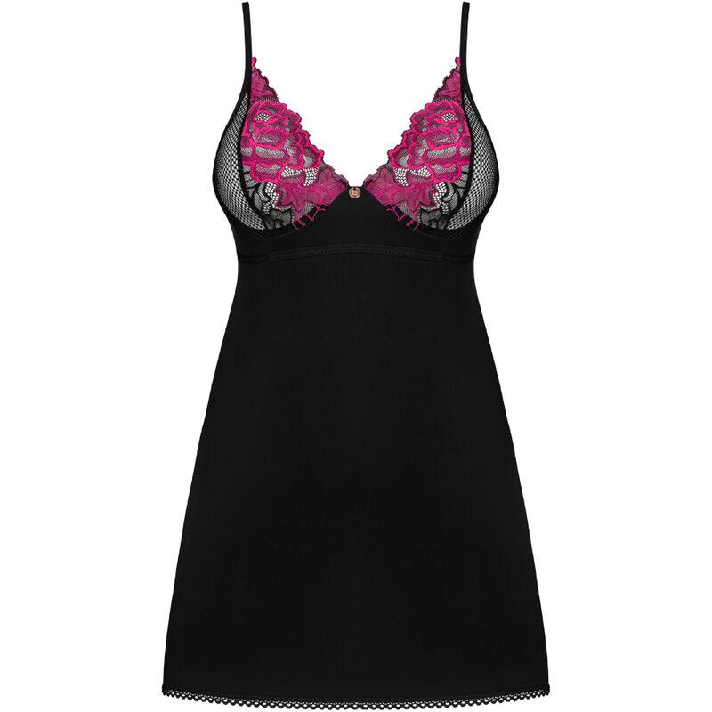 Obsessive - Rosenty Chemise & Thong M/L