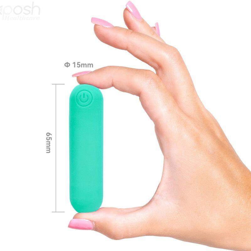 Armony - splash joline vibrator bullet silicone remote control 10 vibrations 65 x 15 cm green 2