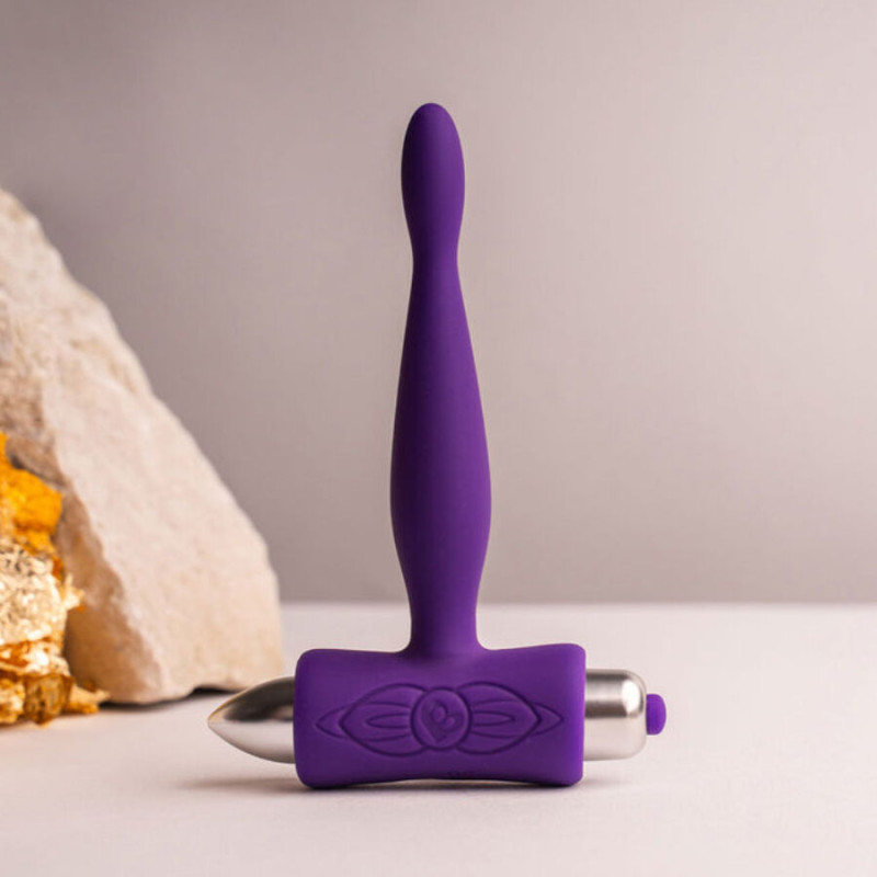 Rocks- off - petite sensations teazer anal plug vibrator purple 1