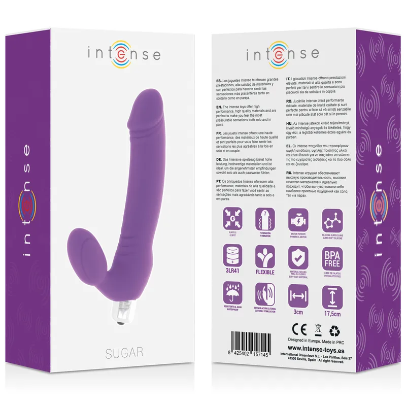 Intense Sugar Seven Speeds Silicone Purple 5
