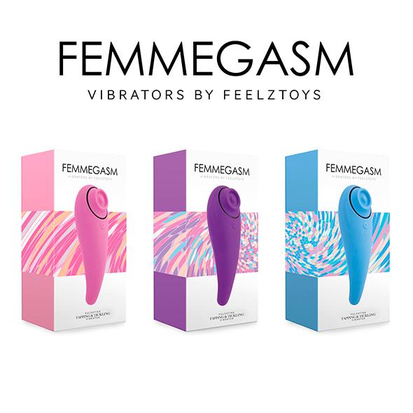 Feelztoys - Femmegasm Tapping & Tickling Vibrator Purple 11