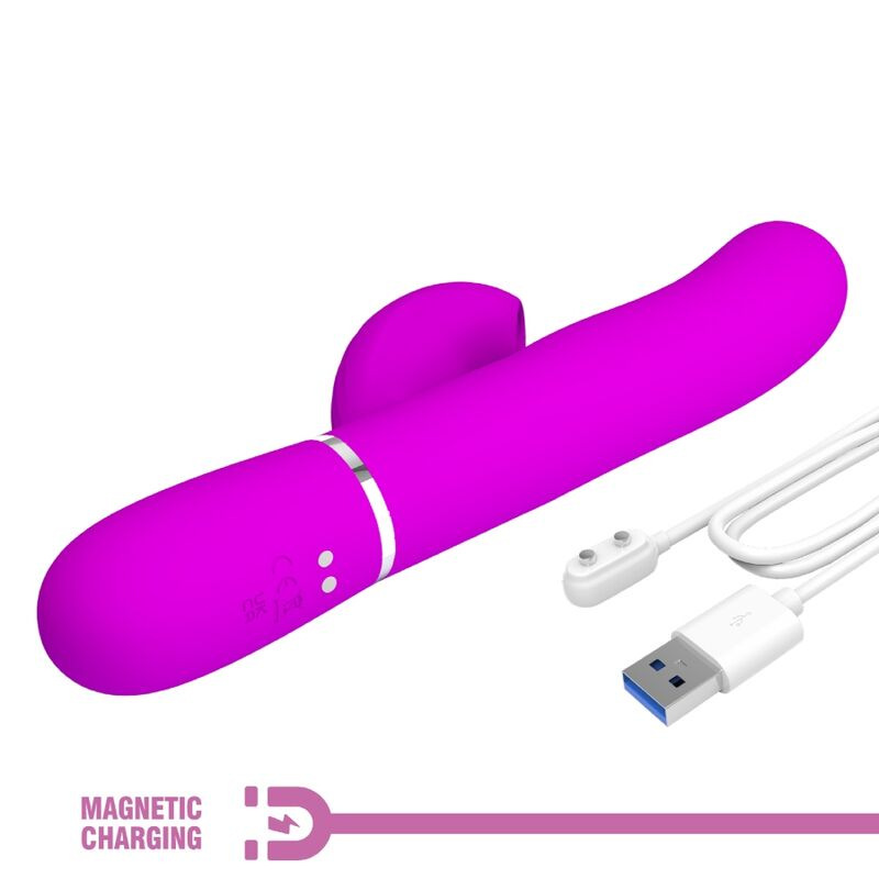 Pretty love - perlita multifunction 3 in 1 g-spot vibrator violet 8