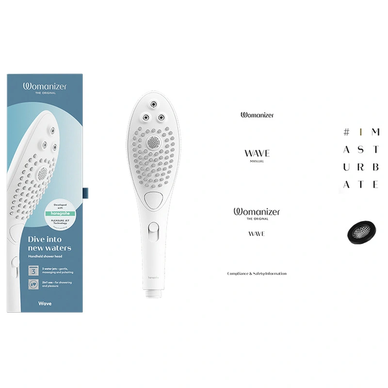Womanizer - wave clitoral stimulating shower head white 11