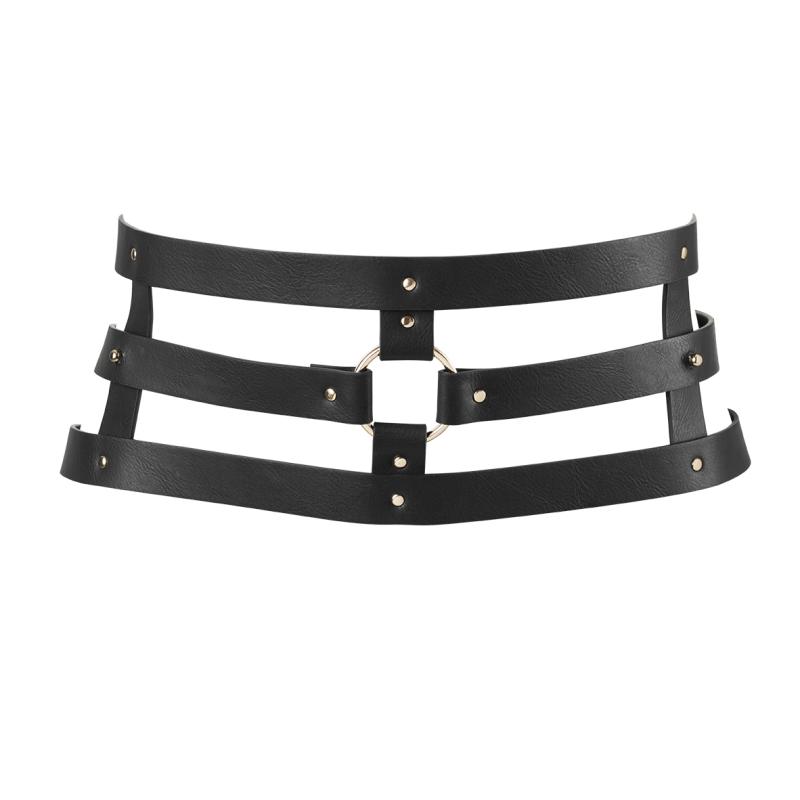 Bijoux Indiscrets - Maze Wide Belt Black 2