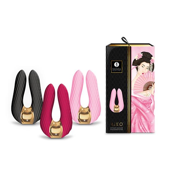 Shunga - Aiko Intimate Massager Raspberry 13