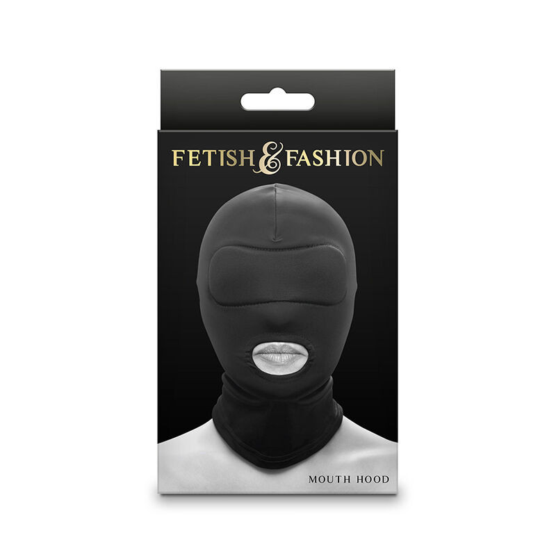 Ns novelties - fetish & fashion mouth hood nylon black 1