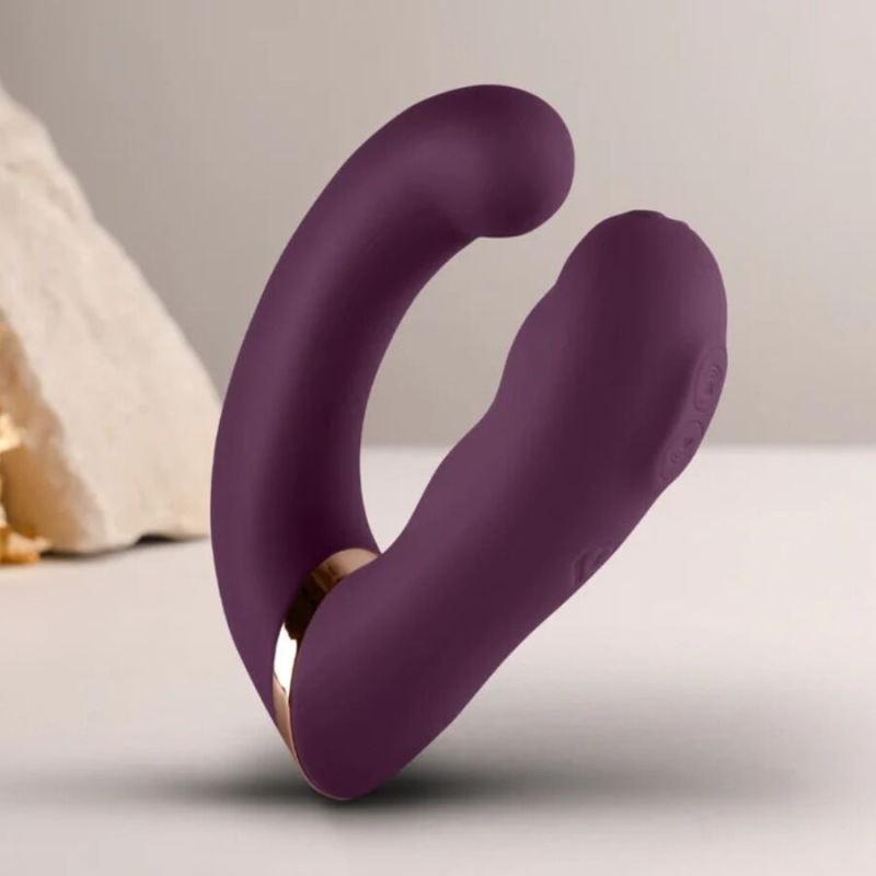 Rocks-off - gemini dual vibrator g-spot clitoris stimulator purple 2