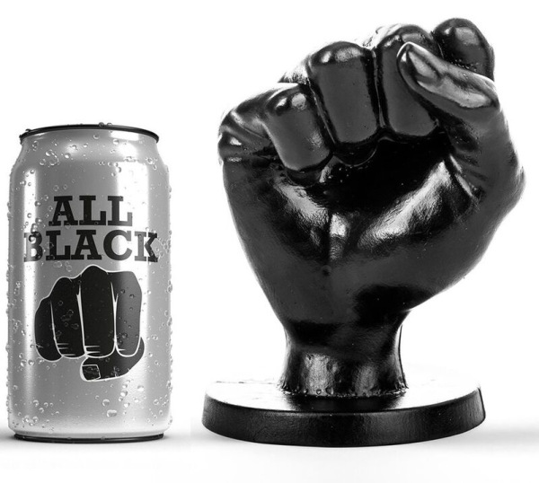 All black - fist anal 14 cm