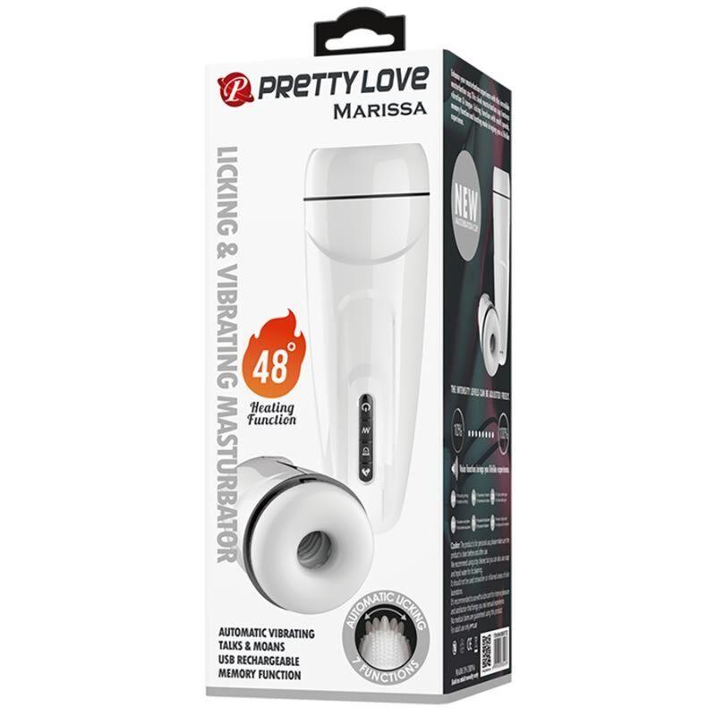Pretty Love Marissa Male Masturbator Vibration, Heating, Sex Talk And Licking 10