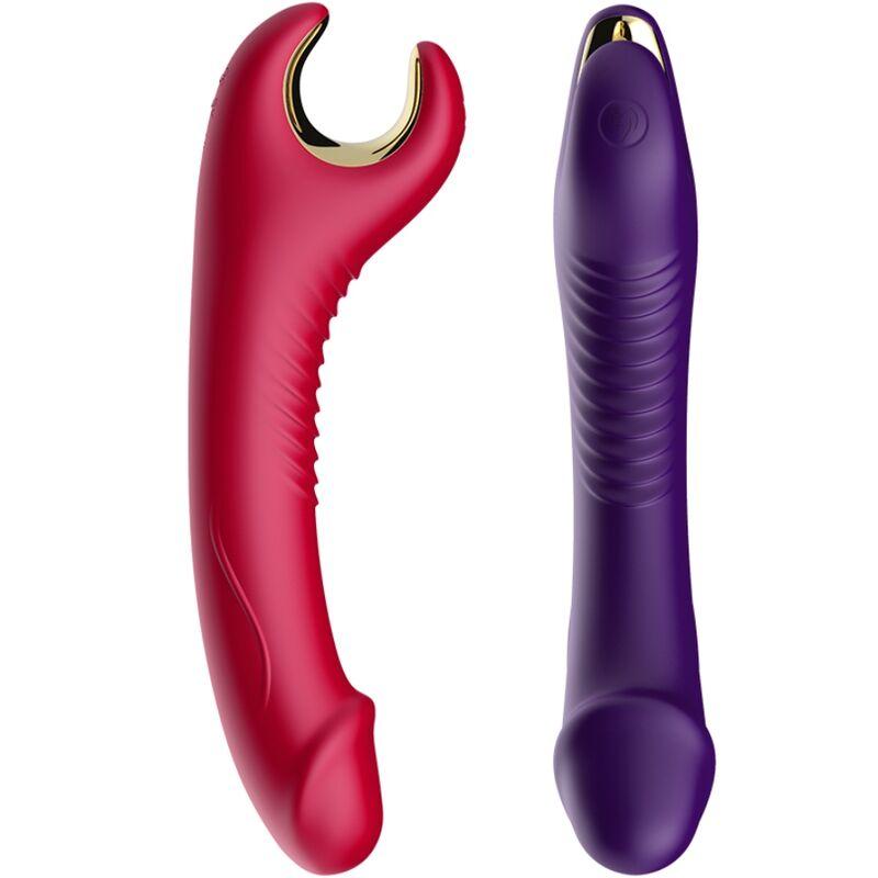 Armony - Prince Dildo Vibrator & Rotator Red 3