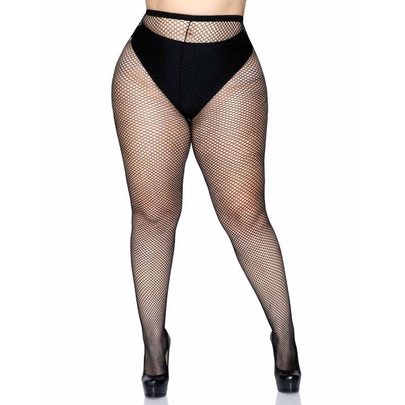 Leg Avenue Fishnet Pantyhose  Plus Size 2