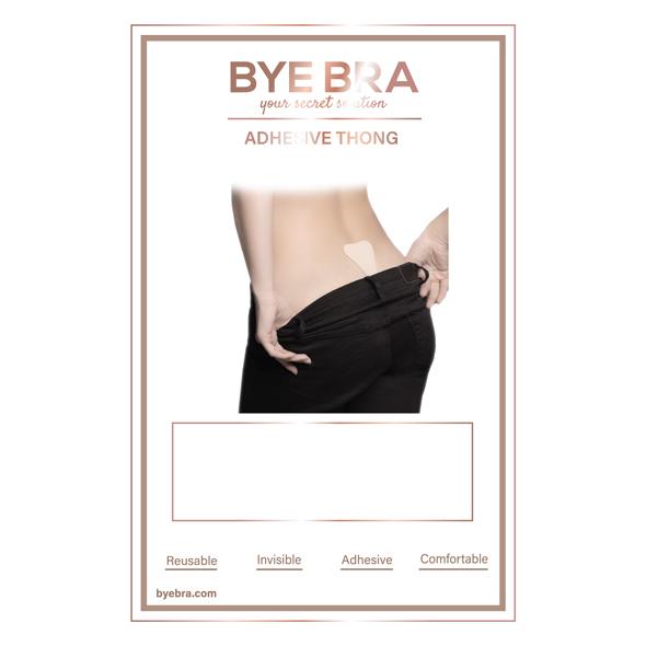 Bye Bra - Adhesive Thong Beige One Size