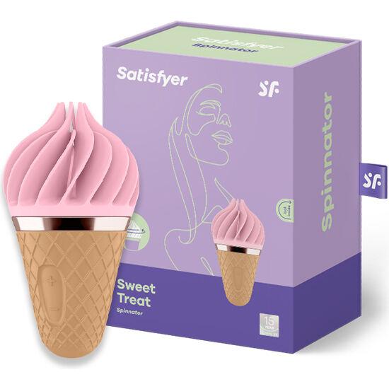 Satisfyer Sweet Treat Spinnator Brown & Pink 1